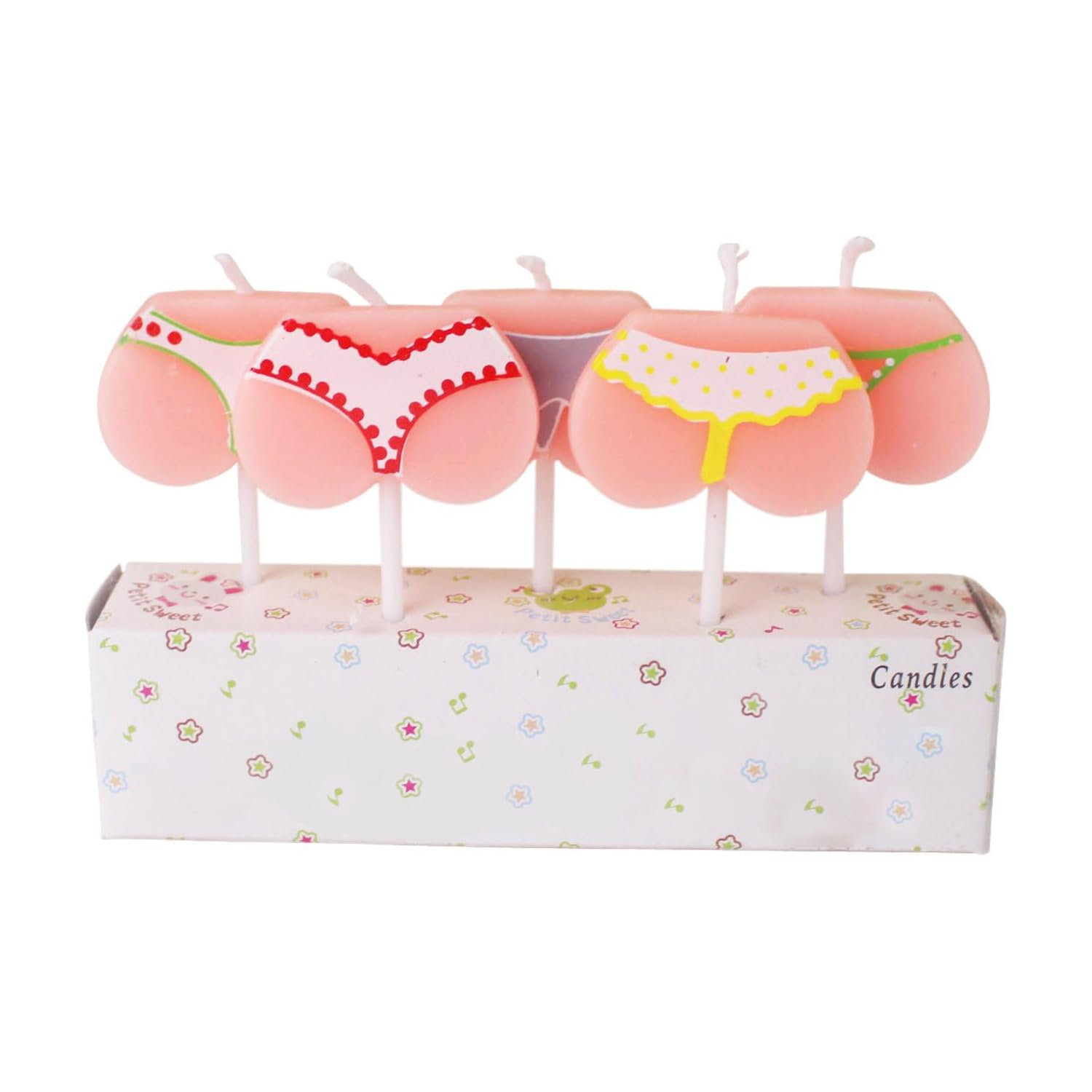 Ornerx Funny Bikini Themed Birthday Cake Candles ...