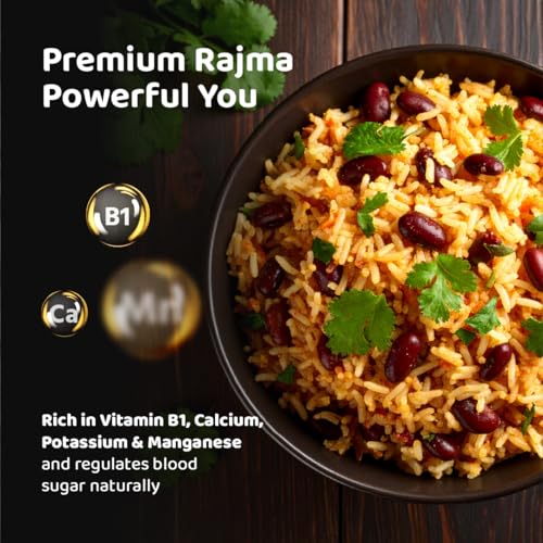 Image of DeHaat Honest Farms Pesticide Free Unpolished Rajma (Kashmiri) 500 GM (Pack of 2)