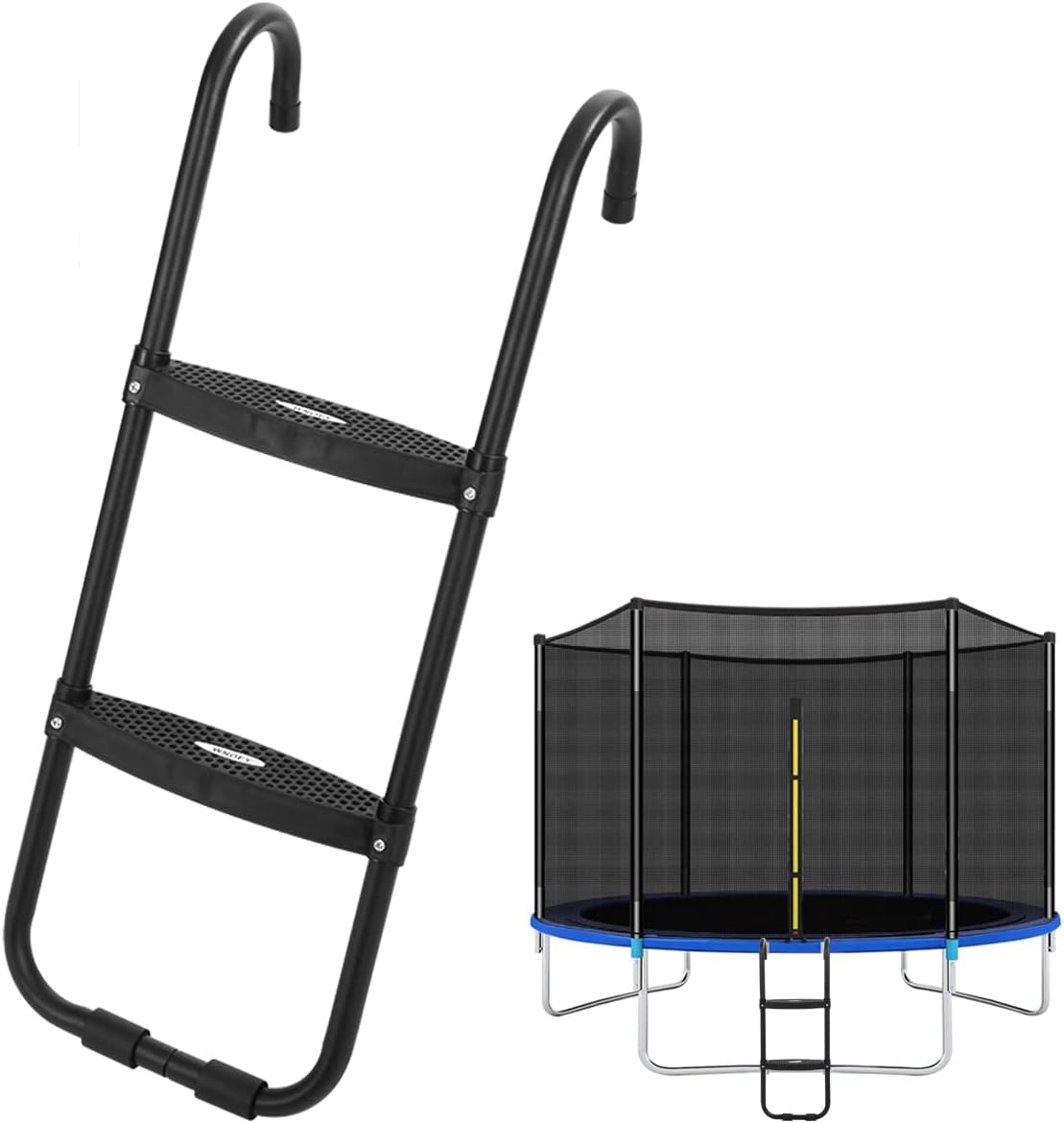 Trampoline Ladder, Upgrade WideStep Ladder for Trampoline