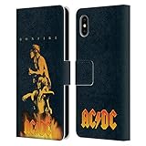 ac dc bonfire box set download  Head Case Designs Offizielle AC/DC ACDC Bonfire Albumgrafik Leder Brieftaschen Huelle kompatibel mit iPhone XS Max