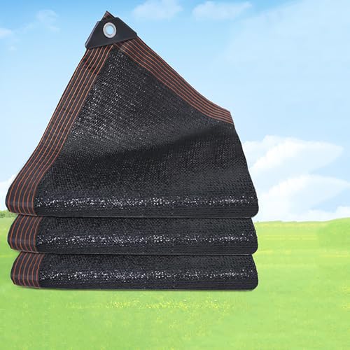 Filet d'ombrage 6x7m en polyéthylène haute densité avec œillets pour extérieur - 8