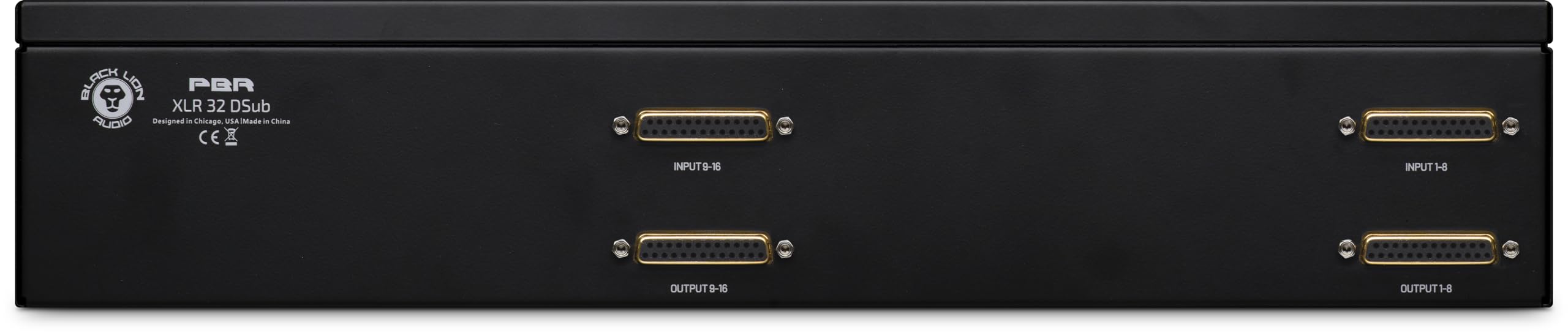 Black Lion Audio PBR XLR 32 D-Sub Patchbay