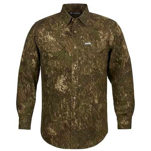 Men's Camouflage Fishing Shirt Long Sleeves