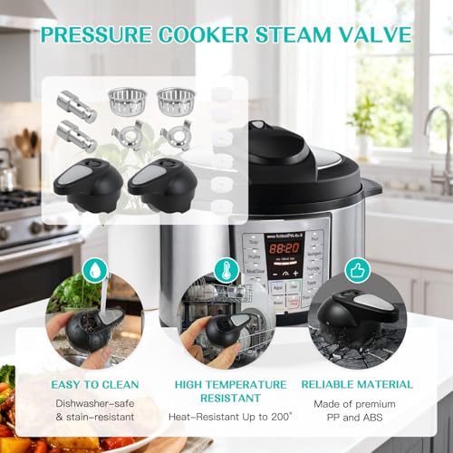 Mango de liberación de vapor y válvula flotante para olla a presión Instant Pot LUX miniatura 5
