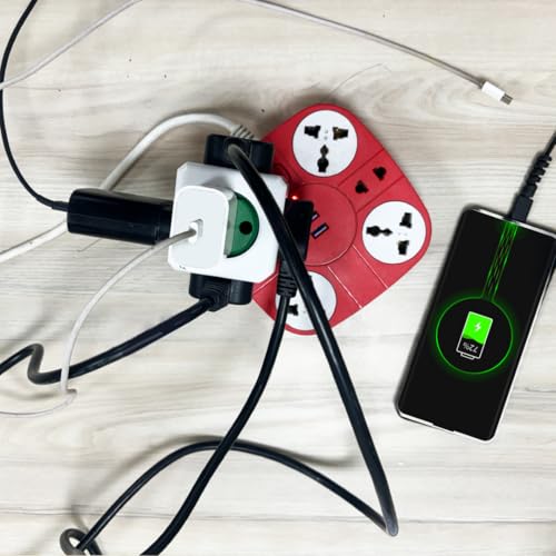 Image of Allocacoc PowerCube, Multiplug Power Socket,Multiport Childproof Socket, 2500 Volts (Original 5 Port)