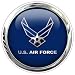 U.S. Air Force Emblem 5" Decal Free Shipping in the United States