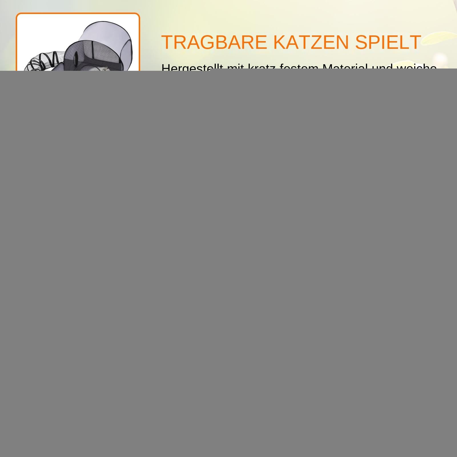 Katzen Spielgehege, Faltbarer Katzenlaufstall Mit Tunnel, Outdoor Katzenauslauf Mit Atmungsaktivem Mesh, Für Kleintiere Zuhause, Camping & Reisen