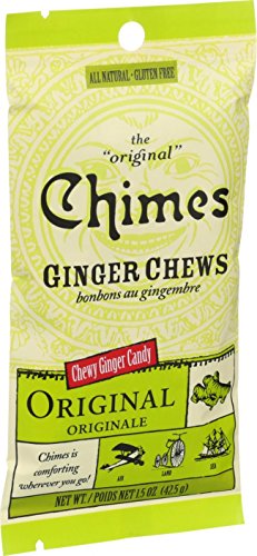 Chimes' Ginger Chews - 5 Pack - All Flavors! (Original, Mango, Orange, Peanut Butter, And Peppermint) #TOP5
