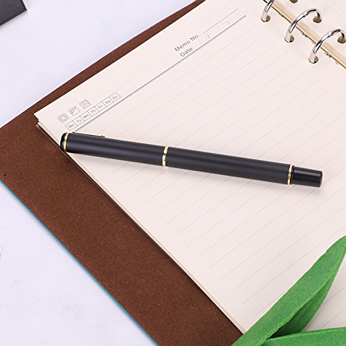 Pack de 5 bolígrafos roller negro ejecutivo de oficina miniatura 4
