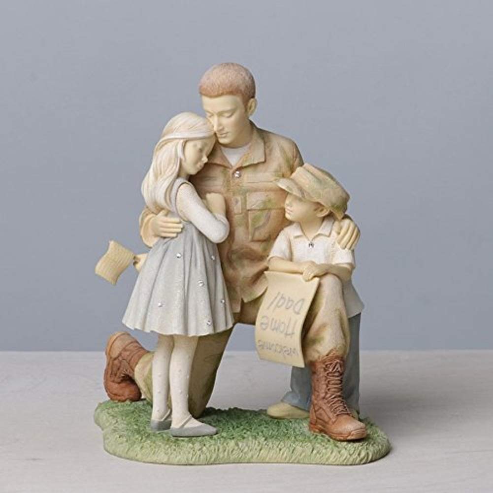 Soldat Coming Home au Famille figurine ENESCO, cadeau idéal pour célébrer les proches