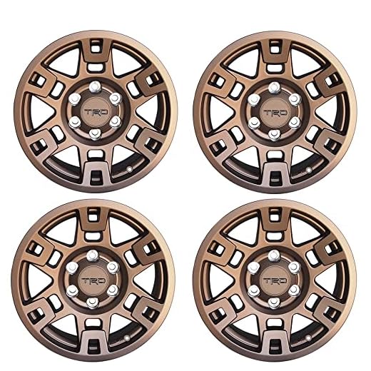 Genuine Toyota Flat Bronze TRD PRO 4Runner FJ Cruiser Tacoma Wheel Set Of 4 (PTR20-35110-F5 x 4)