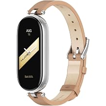 Strap for Xiaomi Mi Band 10/9/8 Leather Replacement Straps for Mi Fit Band 9 Breathable SmartWatch Straps Wristband Bracelet