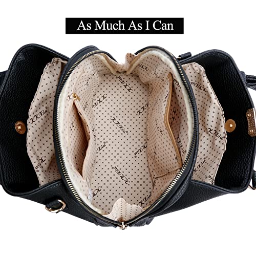 KKXIU Purses and Handbags for Women Top Handle Satchel Shoulder Ladies Crossbody Bags - Image 6