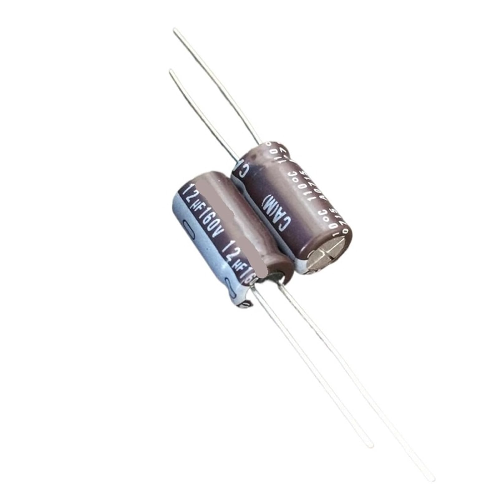 Condensateur électrolytique 12uF 160V | Lot de 10 composants CA 8x16mm pour réparation