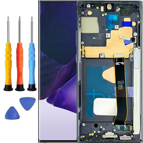 Tefnkiee for Samsung Galaxy Note 20 Ultra Screen Replacement for Samsung Note 20 Ultra 5G Screen Replacement with Frame SM-N985 SM-N985FSM-N986U SM-S986U1 LCD Display digitizer Touch Screen Black