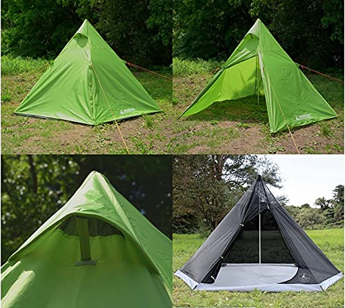 キャプテンスタッグ(CAPTAIN STAG) テント ワンポールテント ティピー ヘキサゴン 300UV の商品画像 2