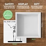 Funny Music Teacher Gift Appreciation Gifts for Band Director Choir Director Music and Orchestra Teacher Musician, I'll Wait Until It's Wooden Box Sign Home Office Desk Decor, 5 x 5 Inches