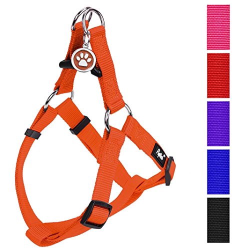 PUPTECK No Pull Dog Harness Adjustable Basic Nylon Step in Puppy Vest Outdoor