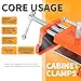 Cabinet Clamp 1 pcs - Cabinet Panel Frame Alignment Tool and Mounting Piece with Pilot Holes, Hex Wrench and Three Adhesive Protective Pads.