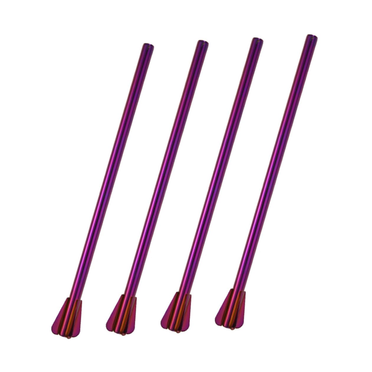 FRCOLOR 12pezzi Canucce Acciaio Inossidabile Creativo Stirrer Riutilizzabile Per Cocktail e Bevande Per Feste e Picnic