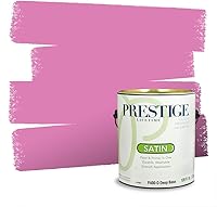 Vista 68 de Pintura interior + imprimación PRESTIGE, todo-en-uno, 1 galón, acabado plano, color comparable al Valspar* Royal Garnet*