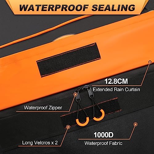 Sailnovo Roof Box Roof Bag 580L/20 Cubic Waterproof Car Roof Box for Cars without/with Roof Bars/Rack/Rails, Large Roofing Cargo Carrier Bags with Anti-slip Mat, 6 Door hooks - Image 5