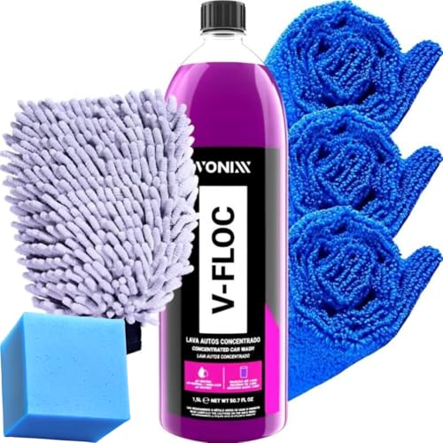 Kit Shampoo Neutro V-Floc para Carro Vitrificado
