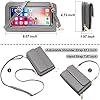 HNOOM Handytasche zum Umhängen Damen Handtasche Touchscreen Handytasche mit Geldbörse RFID Schutz Handy Geldbeutel Umhängetasche Damen Klein Crossbody Schultertasche Passt Handy unter 6,9" (Grau) #4