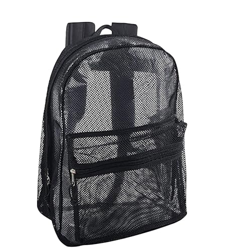 STAPLES 2075277 Mesh Backpack Black (29693)