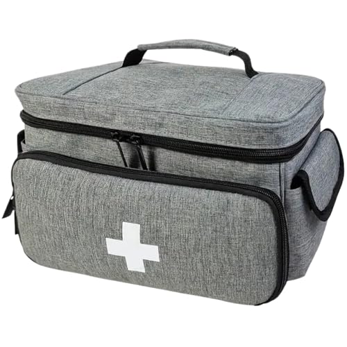 Sac de premiers secours vide étanche avec fermeture éclair et poignée