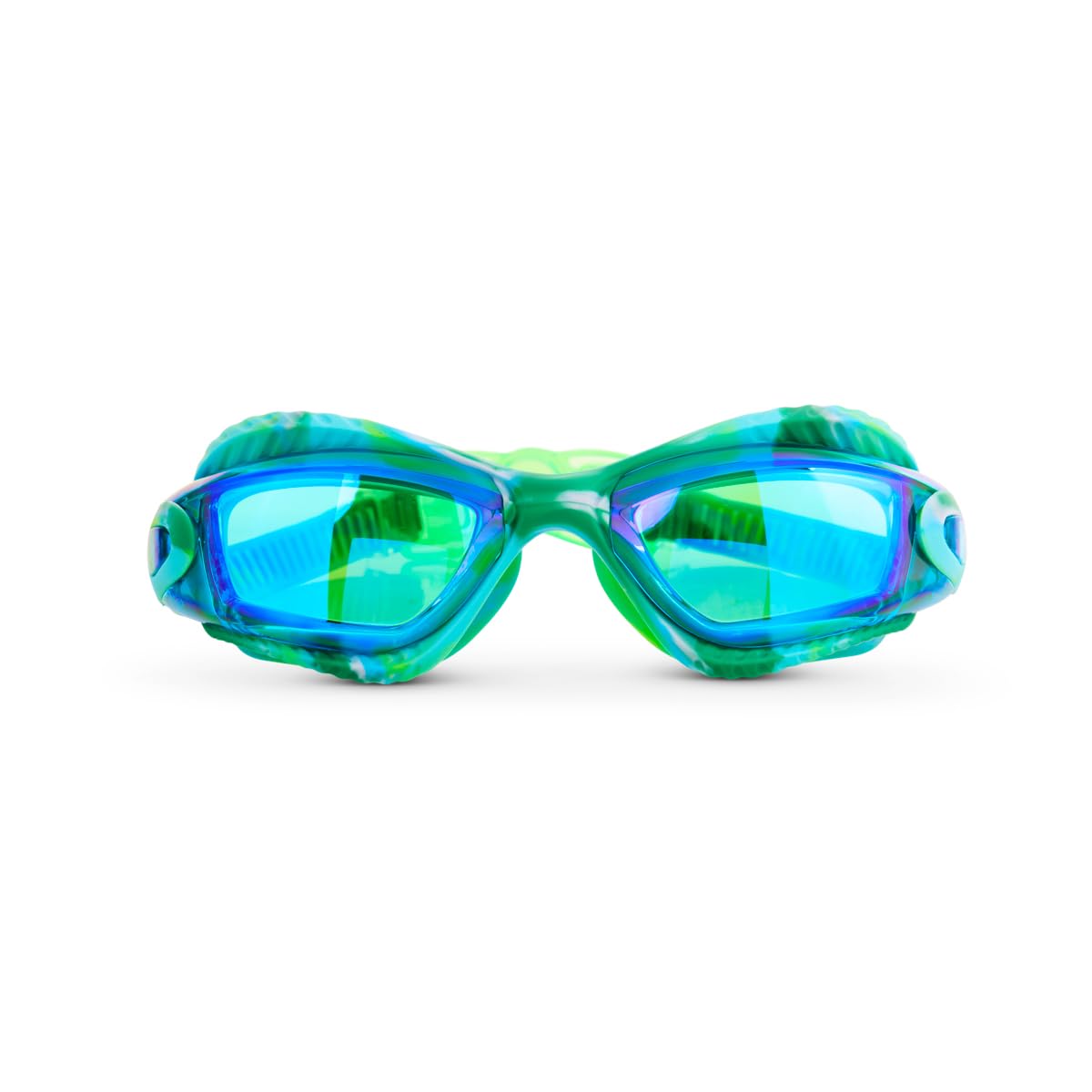 Bling2o Kinder-Schwimmbrille – Explore – Blauer Spritzschutz – 6+ Jahre UV-Schutz, Anti-Beschlag, latexfrei