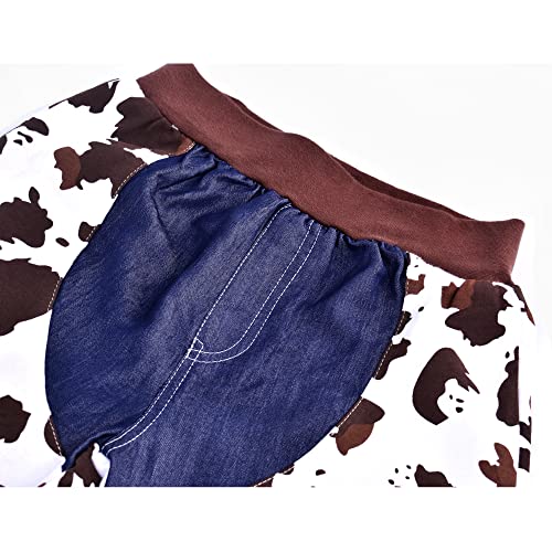 Zzihan Kids Cowboy Costume Chaps Vest For Boys Role Play Cowboy Cowgirl Hat Bandanas Sunglasses Dress Up Accessories For Toddlers Boys Girls Birthday Party Halloween Christmas Cosplay Gift 8-9 Year #TOP5