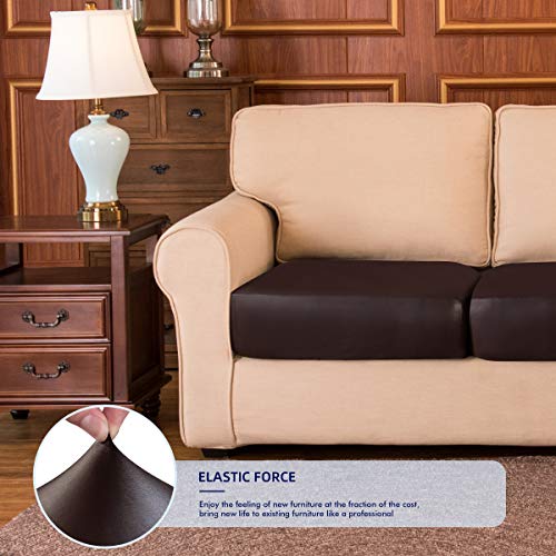 Subrtex PZDZT10330 Spandex Elastic Pu Leather Couch Stretch Water-Proof Patio Durable Cushion Slipcovers Furniture Protector Slip Cover thumb #4