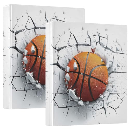 Classeur à anneaux en D basket-ball souple pour ne plus perdre vos feuilles de cours volantes