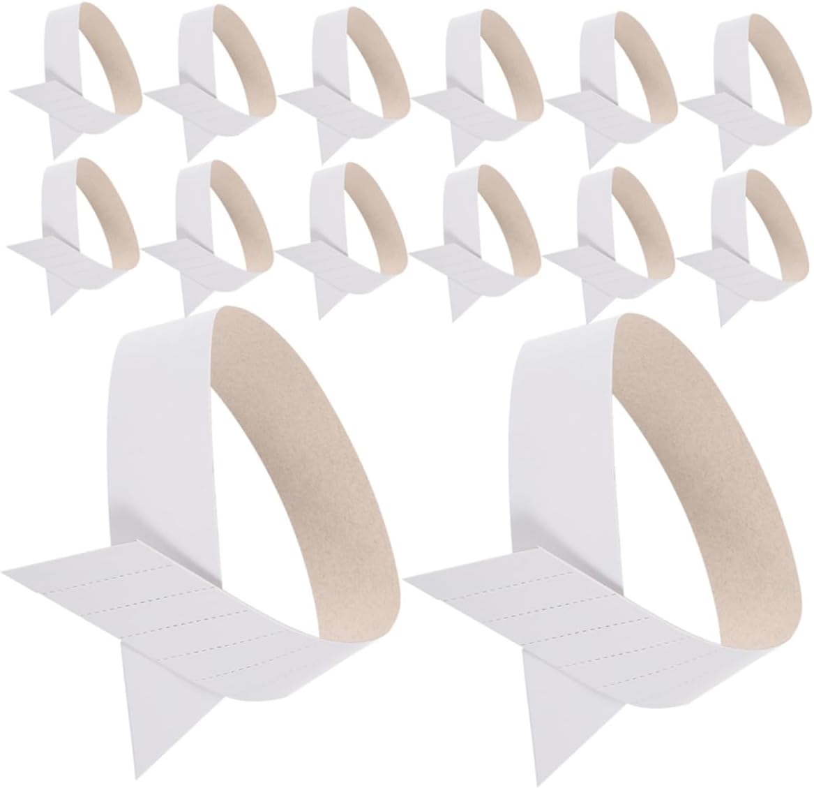 Ipetboom 200pcs Men Collar Stays Paper Collar Inserts Dress Shirt Support Strips Easy Maintenance Stiffener for Uniforms