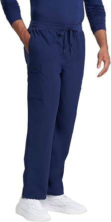 Care+Wear 7-Pocket Straight Leg Pants for Men Moisture Wicking, Ultra-Soft, Wrinkle-Resistant Medical Scrub Pants