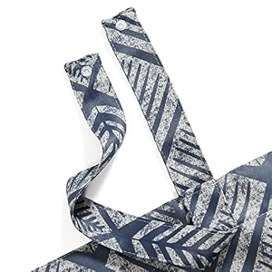 jinchan Tie Up Valance Curtain Geometric Valance for Kitchen Living Room Ferns Leaf Print Blackout Window Valance Adjustable Thermal Insulated Tie-up Valance 18 Inch Rod Pocket 1 Panel Blue on Beige jinchan Tie Up Valance Curtain Geometric Valance for Kitchen Living Room Ferns Leaf Print Blackout Window Valance Adjustable Thermal Insulated Tie up Valance 18 Inch Rod Pocket 1 Panel Blue on Beige