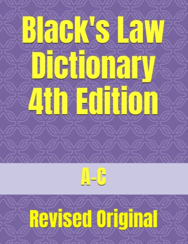 Black's Law Dictionary 4th Edition: Revised Original - image 1