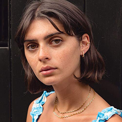 Mevecco 18K Gold Plated Huggie Earrings Cute Cz Oval Geometry Hoop Earrings For Women Jewelry Gift #TOP2