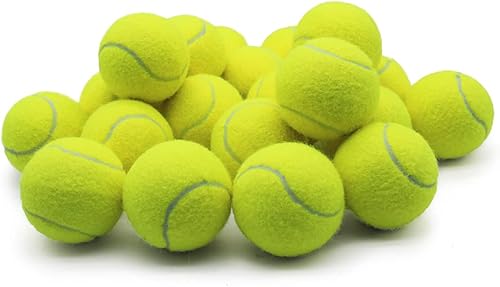 Miniatura 4 de Magicorange Pelotas de tenis, paquete de 21 pelotas de tenis de entrenamiento avanzado, pelotas de práctica, vienen con bolsa de malla para un fácil