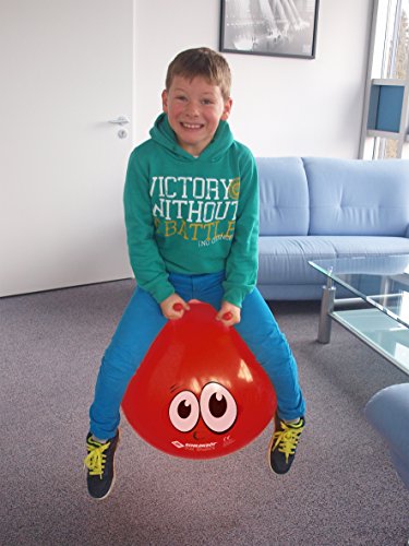Balón Saltador, con Antenas de Agarre y Diseño de Smiley: Amazon ...