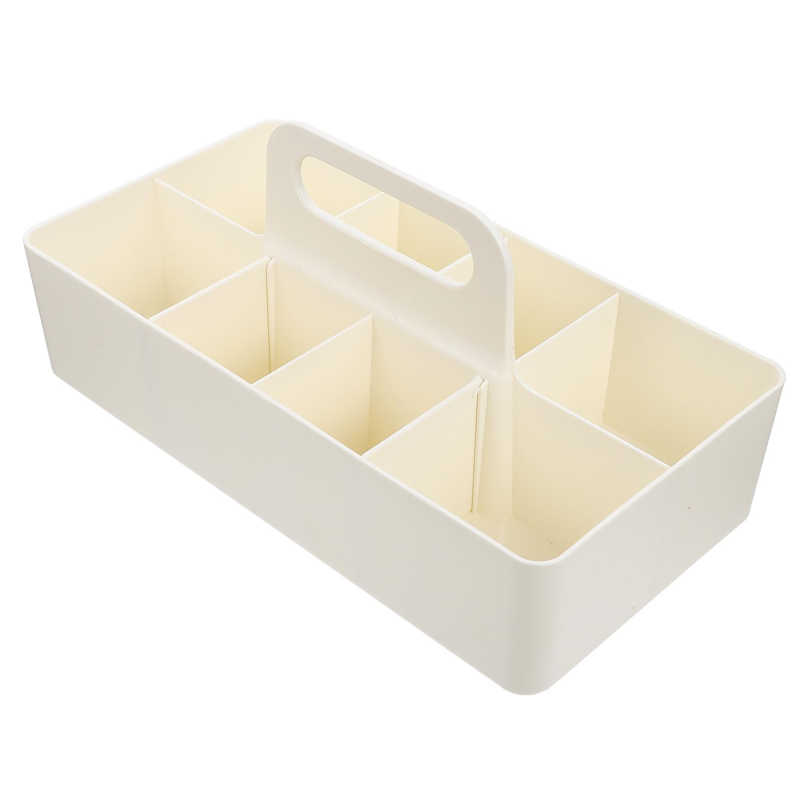 Uonlytech Caja de Almacenamiento Compartimentos Gruesa de ABS Color Blanco