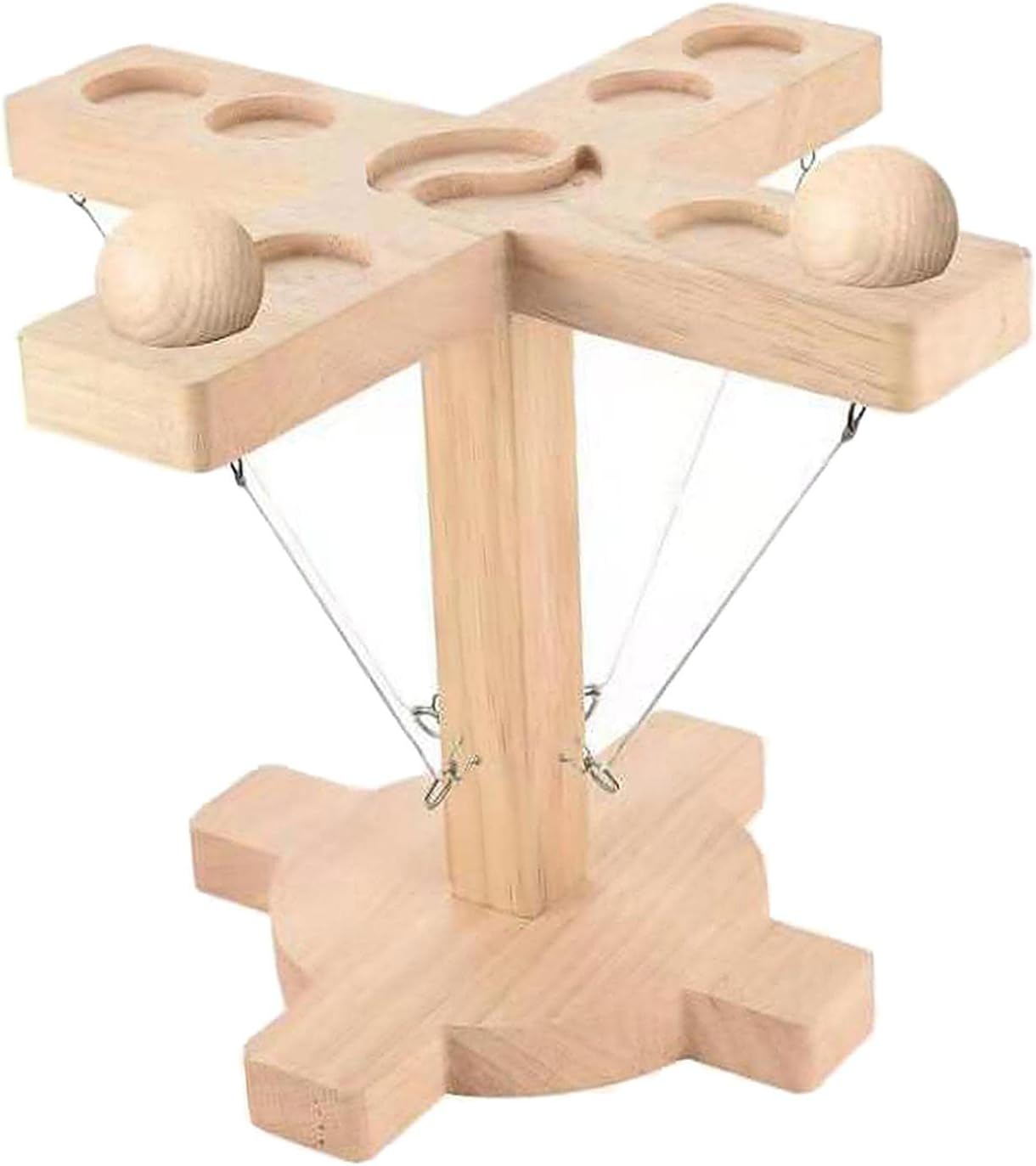 Handcrafted Wooden Toss Hooks Interactive Game for Adults | Addicting Fun at Home or in Bars | Fast-Paced Fun for Tailgates and Camping