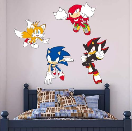 Sticker Sonic the Hedgehog décoration murale vinyle Shadow