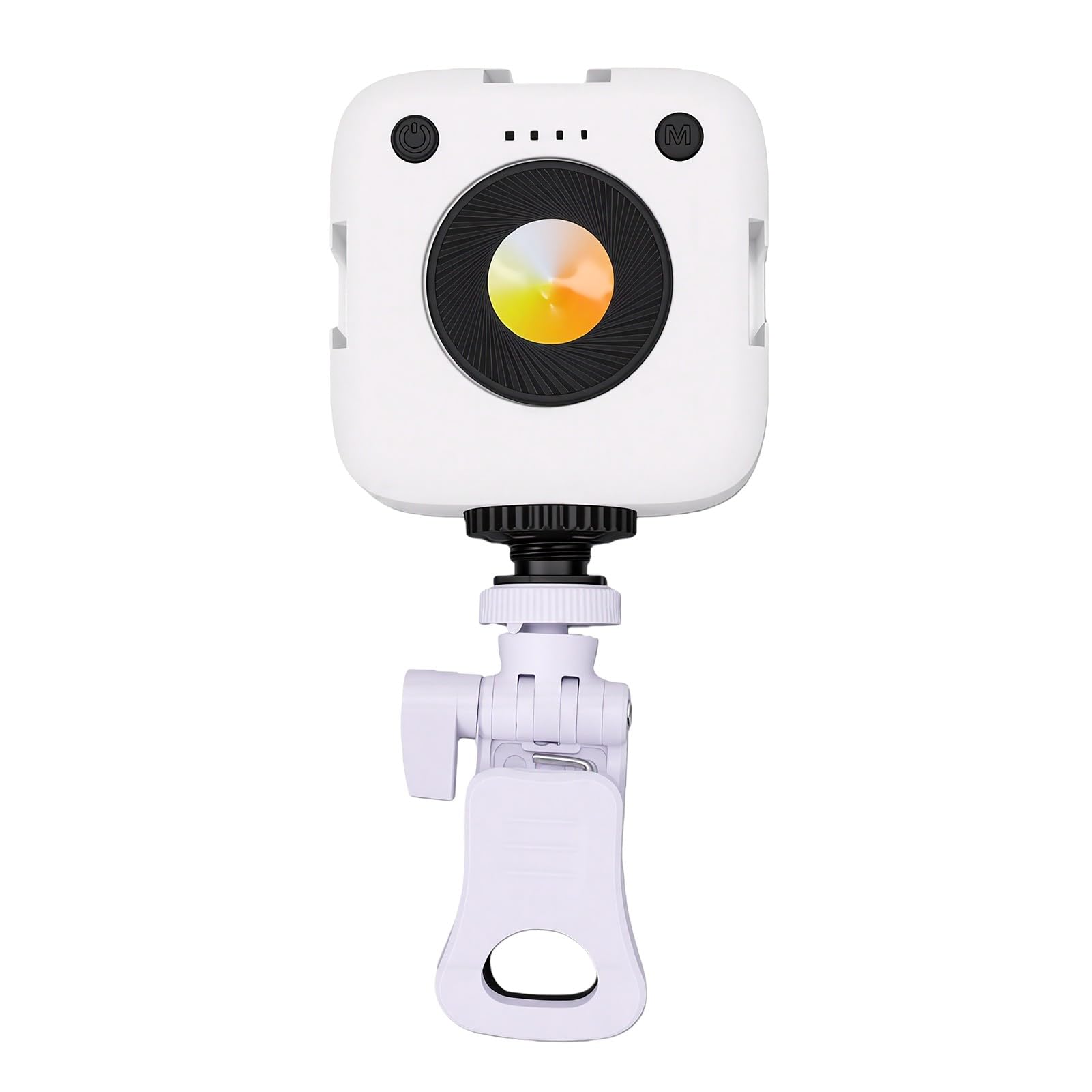 GOWENIC LED Photography Light, Adjustable Camera Light with Phone Clip | 86-149 Degrees F 5-100 Percent Dimming Rechargeable for Vlogging Live Streaming Video Calls 3000K-6500K-image-3