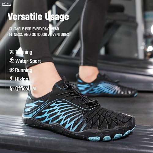 Image of Hiking Barefoot Shoes for Womens Mens, 2026 New Comfortable Healthy&Non-Slip Barefoot Vitality Shoes Women's Minimalist Athletic Footwear, Wide Toe Box Water Shoe for Women Men,Hiking Walking Daily Wear