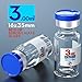 Sterile Empty Vial,Sterile Glass Vials, with Self-Healing Injection Port and Flip Top Cap, Sterile Package 10PCS by ZHANXUBIO (3ml,10)