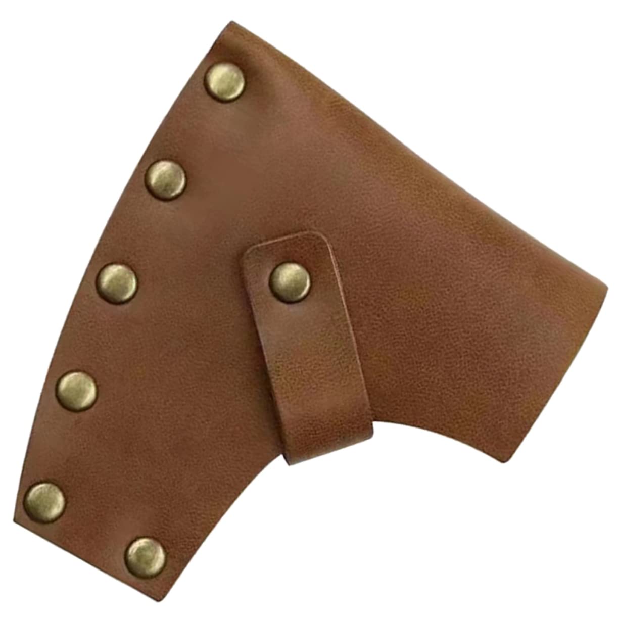 BESPORTBLE Tool Hatchet Head Sheath Leather Protector Easy to Use Snap Closure for Outdoor Activities