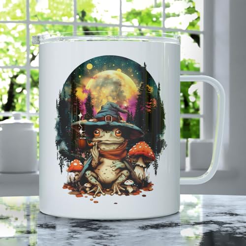 Wizard Frog Taza Aislada de Acero Inoxidable 12oz miniatura 2