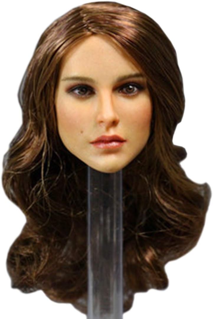 Lingxuinfo 1/6 Scale Female Figure Head Sculpt Doll Head